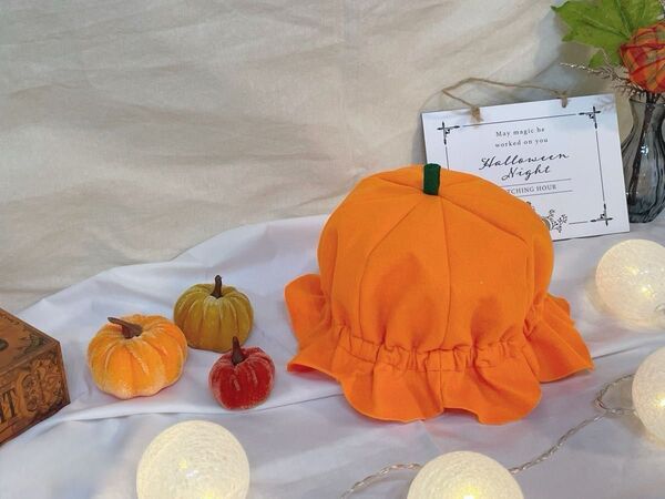 かぼちゃ 帽子 ハロウィン ベビー コスプレ