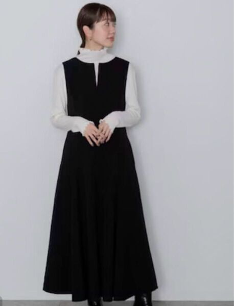 URBAN RESEARCH Sonny Label ウールライクフレアワンピース