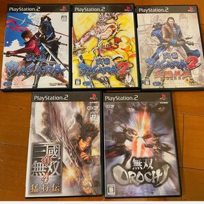 プレステ2 戦国BASARA 三國無双 ソフト まとめ売り CAPCOM