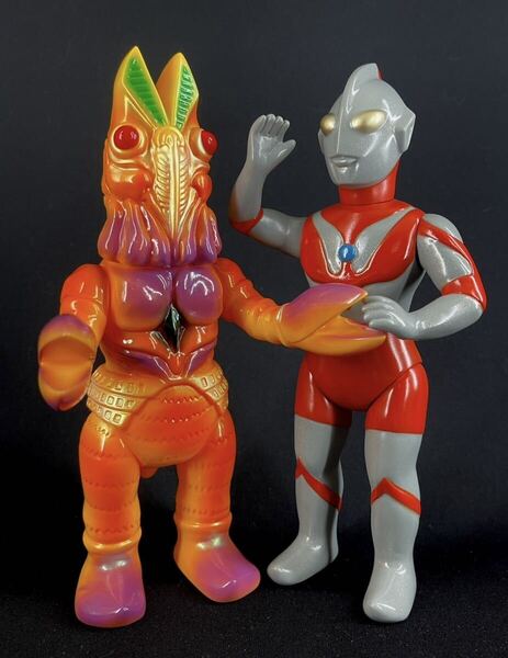 M1号 大怪獣対決セット ウルトラマン Bタイプ VSバルタン星人 2代目 ハロウィンカラー スーフェス SF 新品 円谷 ツブラヤ hxs izumonster