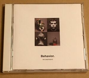 PET SHOP BOYS '90年発売 US盤CD Behavior （Behaviourではなく) 状態良好