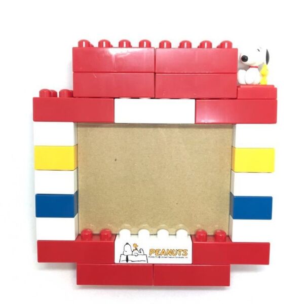 スヌーピー【SNOOPY】PEANUTS ブロックフレーム フォトフレーム 写真立て