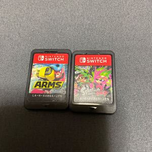 Switch ARMS アームズ ニンテンドースイッチ 2本セット ソフトのみ スプラトゥーン2 まとめ売り