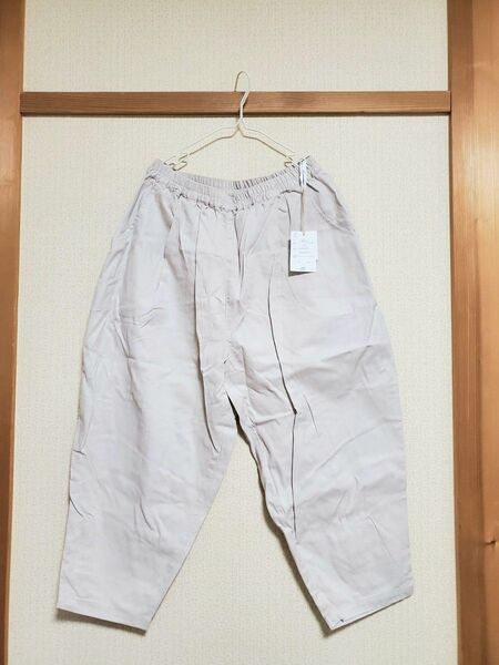 新品未使用 マッシュルーム ゆったり Lサイズ パンツ コットン 綿 ボトムス イージーパンツ