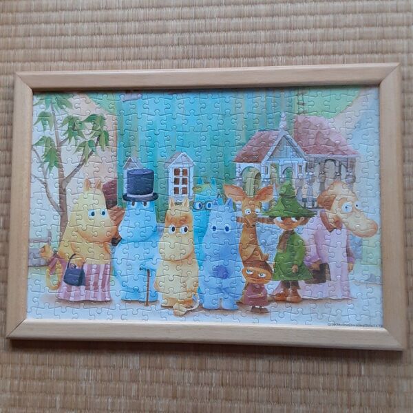 【未使用品】ムーミンパズル 300ピース 木製パネル付
