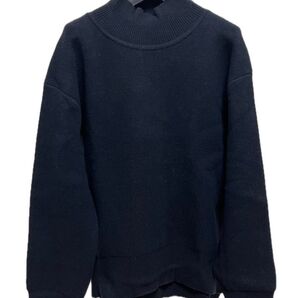 Ron Herman ダブルフェイス モックネックプルーバー ネイビー S