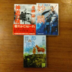 赤神諒 妙麟、神遊の城、酔象の流儀 戦国 物 3冊セット