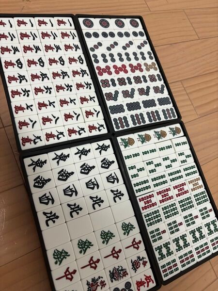 【美品】麻雀牌 全赤 金牌 オーダーメイド 麻雀 昭和レトロ