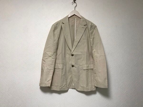 本物タケオキクチTAKEOKIKUCHIコットンシャツテーラードジャケットサーフワークゴルフビジネススーツメンズLベージュ3