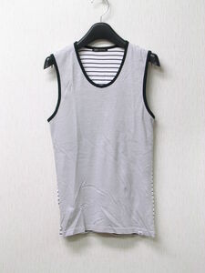 S WHITE【SABLE CLUTCH Border Tank Top SC52-054 セーブルクラッチ コンビボーダータンクトップ】