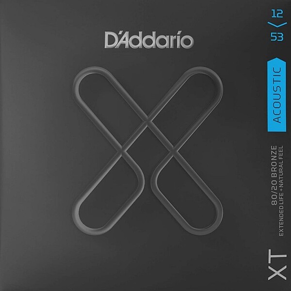 D'Addario XTABR1253 Regular Light 012-053 80/20 Bronze ダダリオ コーティング弦 アコギ弦