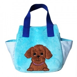  new goods *. walk bag * poodle * blue *...., lunch bag also!