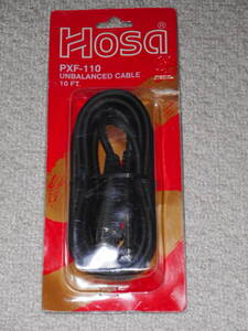 Hosa audio cable [PXF-110] XLR(F)= monaural standard Jack approximately 3m(10 feet )