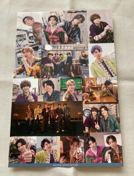 SixTONES こっから 初回盤B 購入特典 ステッカー