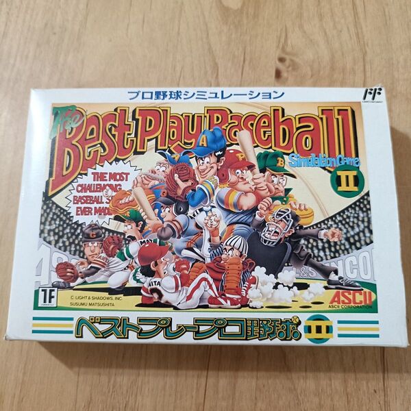 【FC】ベストプレープロ野球Ⅱ 箱説付き ファミコン