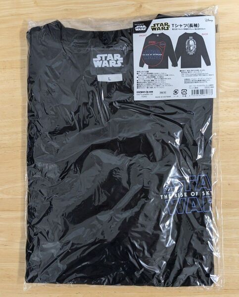 【新品未開封.Lサイズ】STARWARS スカイウォーカーの夜明け 劇場グッズ ロングTシャツ スターウォーズ 長袖 ブラック