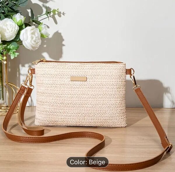 ストローハンドバッグ Handbagショルダーバッグ ミニストローハンドバッグ Straw Handbag ショルダーバッグ ミニ