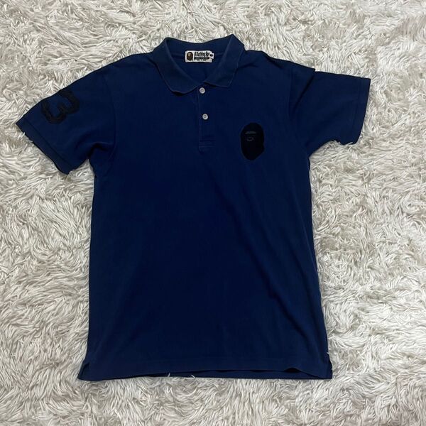 A BATHING APE ポロシャツ ブルー