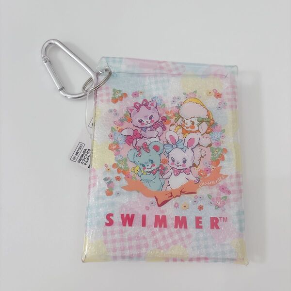 swimmer スイマー カラビナ付きマルチケース セリア