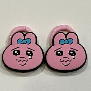 おぱんちゅうさぎ おぱんちゅ なみだ シューズタグ ラバーチャーム ハンドメイド