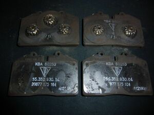 ■ポルシェ 911 ターボ 純正 ブレーキ パッド 中古 PORSCHE965 TURBO Brake Pads 96535293903 残量約8.7mm■