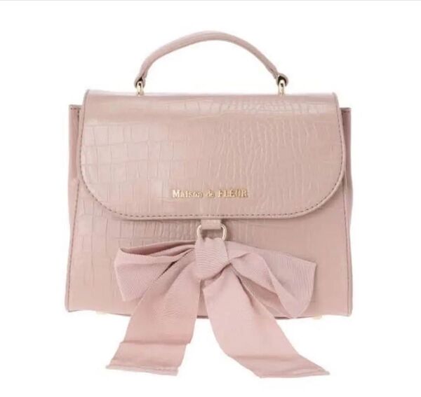 Maison de FLEUR クロコレディ ショルダーバッグ