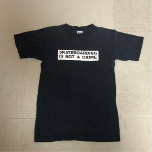 Skateboarding is not a crime ビンテージ Tシャツ Santa Cruz サンタクルーズ