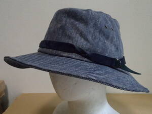 Grace*VAGRANT HAT* мытье Denim шляпа [NVK] размер регулировка возможность 