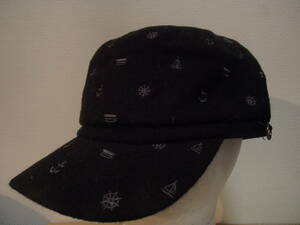 Grace＊SEA NAVY WORK＊フェルトワークキャップ[BK]