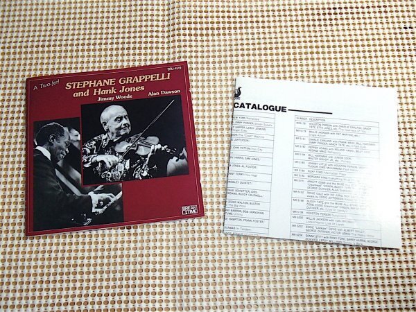 初期廃盤 BRJ 4519 Stephane Grappelli ステファン グラッペリ Hank Jones ハンク ジョーンズ A Two-Fer / Muse / Alan Dawson Jimmy Woode