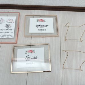 結婚式 ウェルカムスペース 5点セット