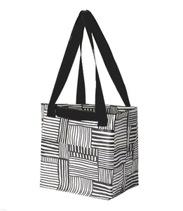 * IKEA Ikea * FISSLAfisla bag, white, black stylish (5 pieces set )< length :27cm width :27cm height :18cm> postage 198 jpy u 2h