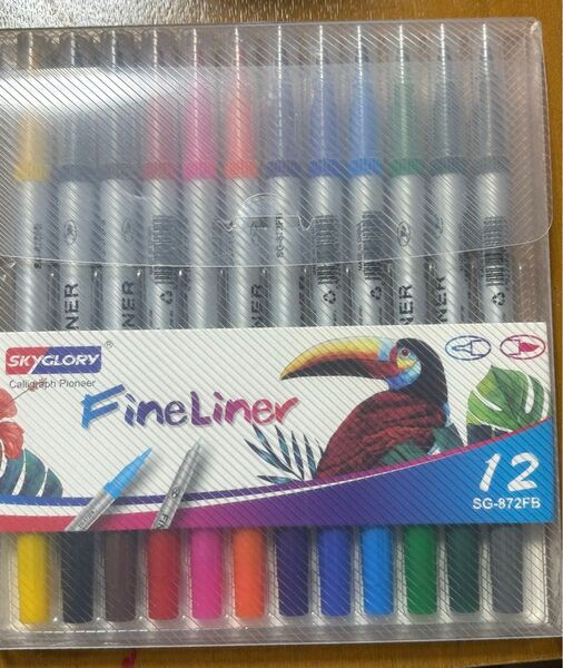 水彩ペン 12色 Fine Liner