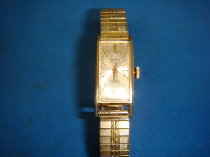 **446L[ antique ] Seiko solar hand winding wristwatch GF( moving goods )**