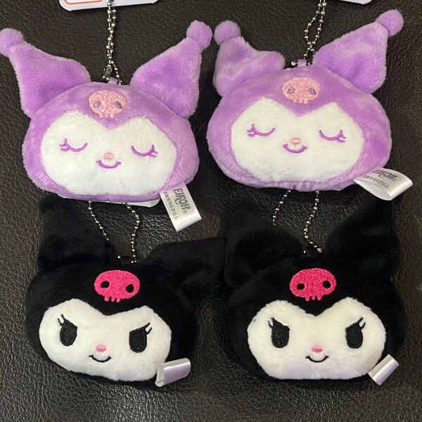 【クーポン適用】【タグ付き】サンリオ クロミちゃん フェイスマスコット 4個 マスコット