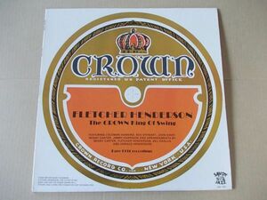 P4282　即決　LPレコード　FLETCHER HENDERSON『THE CROWN KING OF SWING』　輸入盤　US盤