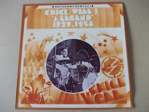 P4523　即決　LPレコード　チック・ウェッブ　CHICK WEBB『A LEGEND　1929-1936』　輸入盤　US盤