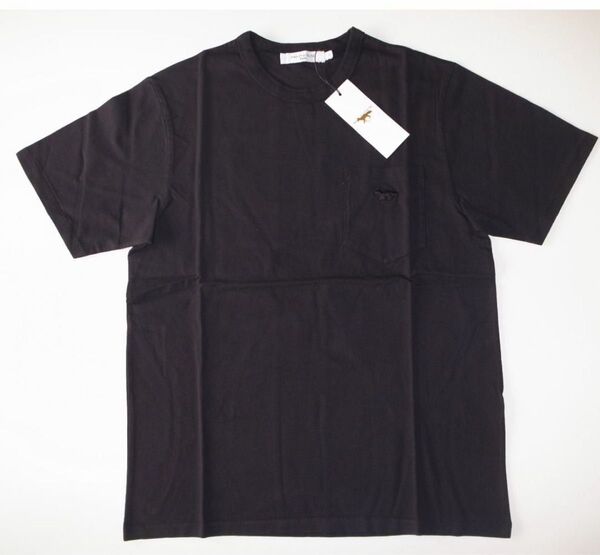 メゾンキツネ 半袖 Tシャツ カットソー ブラック 新品未使用タグ付き Lサイズ