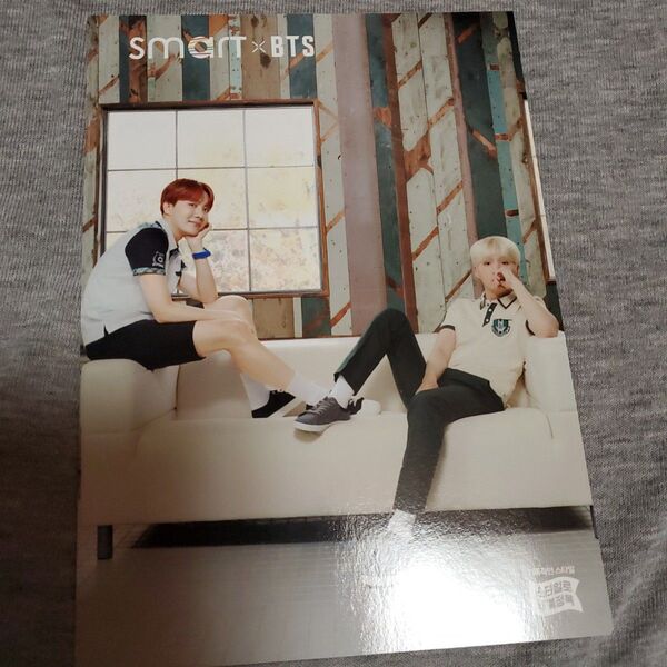 BTS 公式 ユンギ J-HOPE 非売品 ノベルティSMART ミニポスター 大判フォトカード