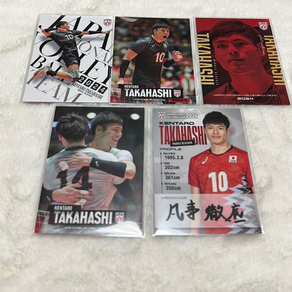 バレーボール男子日本代表 2024 トレーディングカード 髙橋健太郎選手