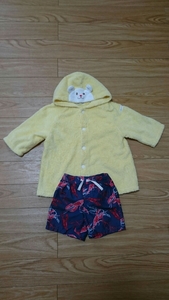  Miki House towel .GAP baby swimsuit 70cm