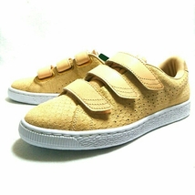 未使用/puma/BASKET STRAP EXOTICSKIN/プーマ/バスケット/エキゾチックキンウィ/本革/バスケット/シューズ/23.0cm/n.vach_画像1