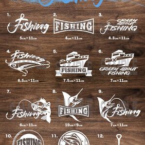 釣り 魚 フィッシング カッティングステッカー