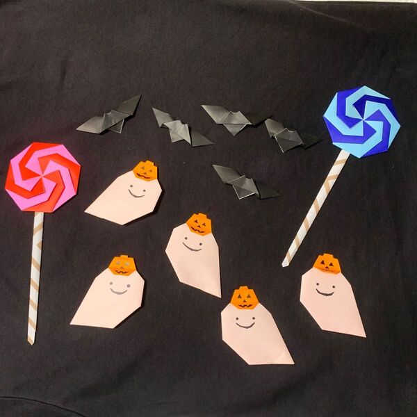 壁面飾り ハロウィン 折り紙 ハンドメイド
