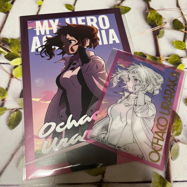 僕のヒーローアカデミア ヒロアカ ヒーロープラザ 特典 クリアカード 麗日お茶子 ポストカード
