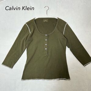 Calvin Klein khakis カルバンクライン リブ カットソー M