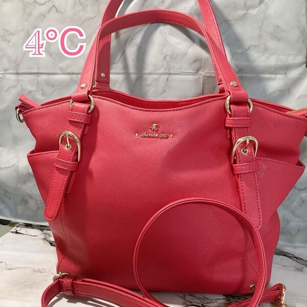 4℃ 2way ショルダーバッグ