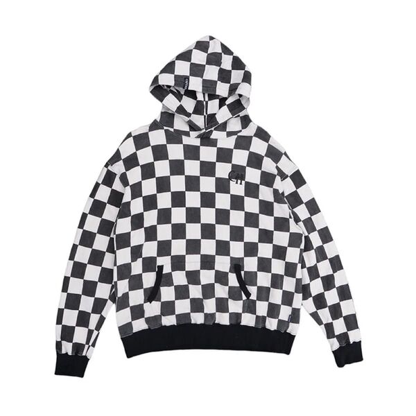 CAPTAINS HELM CHECKER HOODIE XL