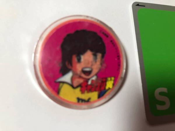 コスモス製「 キャプテン翼 」バッジ 当時物 昭和 レトロ アニメ サッカー / 骨董