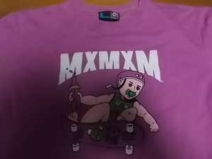 mxmxm MAGICAL MOSH MISFITS マジカルモッシュミスフィッツ マモミ 赤ちゃん スケーター Tシャツ L スケボー